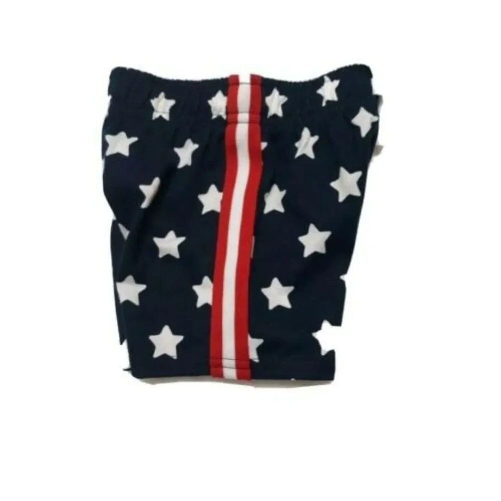 Way To Celebrate Americana Baby & Toddler Stars Stripes Patriotic Shorts 12 mo